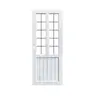 ประตูภายใน UPVC PROFILE บานกระจก 80 x 200 ซม. 3.8 ซม. S2 สีขาว ECO-DOOR รูปที่ 1