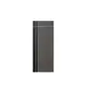 ประตู WPC เซาะร่องเส้นอลูมิเนียม 80 x 200 ซม. 3.5 ซม. WP-1 สีเทาเข้มลายไม้ ECO-DOOR รูปที่ 1