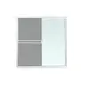 ประตูบานเลื่อน สลับ 2 ช่อง+มุ้ง 200 x 205 ซม. FA22-D0112-200205 สีขาว WINDOW ASIA รูปที่ 1
