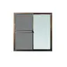 ประตูบานเลื่อน สลับ 2 ช่อง+มุ้ง 200 x 205 ซม. FA22-D0113-200205 สีชา WINDOW ASIA รูปที่ 1