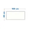 ช่องแสง 40 x 100 ซม. LP-S3-W10 สีขาว LYNN รูปที่ 1
