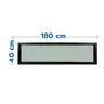 ช่องแสง อลูมิเนียม 180 x 40 ซม. สีดำ WINDOW-ASIA รูปที่ 1
