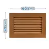 ช่องระบายอากาศ มีมุ้ง 40 x 60 ซม. สีสัก WT รูปที่ 1