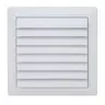 หน้ากากกันแมลง แบบบานเกล็ด 127 มม. 200 x 200 มม. 495.38.020 สีขาว HAFELE รูปที่ 2