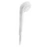 ฝักบัวสายอ่อนสีขาว ปรับน้ำ 1 ระดับ โครเมี่ยม พร้อมสายและขอแขวน GS02-271-11 GLOBO รูปที่ 1