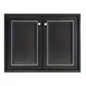 บานซิงค์คู่ 85.5 x 65.5 x 10 ซม. CD8060-35 สีมิสทิคแบล็ค YES MOULDING รูปที่ 1