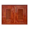 บานซิงค์คู่ ช่องลมบานเกล็ด LOUVER 85.5 x 65.5 x 10 ซม. CA8060-07 สีไม้พะยุงเงา YES MOULDING รูปที่ 1