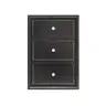 ตู้ลิ้นชัก 3 ชั้น 45.7 x 65.5 x 54 ซม. TB4060-35 สีมิสทิคแบล็ค YES MOULDING รูปที่ 1