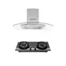 ชุดเซ็ท เครื่องดูดควัน+เตาแก๊ส DH-0390 + DH-2000-G Dyna Home รูปที่ 1