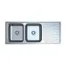 อ่างซิงค์ 2 หลุม 1 ที่พัก DIY D.BOWL TOP MOUNT SINK 2B L 495.39.412 HAFELE รูปที่ 1