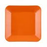 จานสี่เหลี่ยม 8 นิ้ว P6056-8 สีส้ม Melamine รูปที่ 1