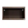 กล่องเสริมแนวนอน 60 x 33.9 x 33 ซม. HA08-16 สีแบล็คโคโคนัท YES MOULDING รูปที่ 1