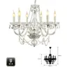 โคมไฟระย้า ขั้ว E14 6 ช่อ รุ่น CRYSTAL COLLECTION HI-TEK รูปที่ 3