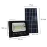 ฟลัดไลท์โซล่าเซลล์ มีรีโมทย์ 25W JD-8825 เดย์ไลท์ IWACHI รูปที่ 2