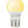 หลอดไฟเคที่ LED ขั้ว E27 3W G45 แสงเหลือง RACER รูปที่ 2