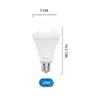 หลอดไฟ LED E27 23W WL-Bulb GQ Series แสงเหลือง WELLUX รูปที่ 3