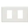 แผงหน้ากากขอบเหลี่ยม 2 ช่อง 2 x 4 นิ้ว NANO-400-2 สีขาว NANO รูปที่ 1