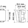 สวิตช์ 2 ทาง 1 ช่อง 16A 250V NN-SW201B สีดำ NANO รูปที่ 4
