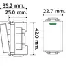 สวิตช์เมจิก 1 ทาง 1 ช่อง พรายน้ำ 16A 250V NN-SW101B สีดำ NANO รูปที่ 7