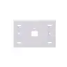 หน้ากากครอบกับหัวแลน 1 ช่อง พร้อมป้ายชื่อ US2001AWH สีขาว LINK รูปที่ 1