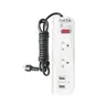 รางปลั๊กไฟ มอก. 2 ช่อง 1 สวิตช์ 2 USB 2.4A 3 ม. WL128i DATA รูปที่ 1
