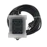 บล๊อคยาง+เต้ารับ 4 ช่อง+สายไฟ 5 ม. RB10NS4-5M NANO รูปที่ 1