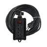 บล๊อคยาง+เต้ารับ 2 ช่อง+เมนสวิทซ์+สายไฟ 250V 10A 5 ม. RB10HS2-5M NANO รูปที่ 1
