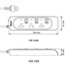 รางปลั๊กไฟพ่วง กันไฟกระชาก 3 ช่อง 5 ม. NN-CES35M NANO รูปที่ 5