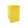 กล่องพักสาย 2 x 4 นิ้ว NANO-24Y สีเหลือง NANO รูปที่ 1