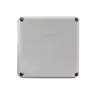 กล่องแยกกันน้ำพลาสติก 109.5 x 109.5 x 59.8 มม NANO-202W สีขาว NANO รูปที่ 1