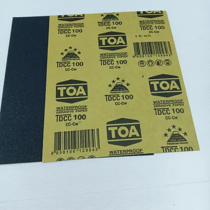 กระดาษทรายน้ำ #100 TOA DCC
