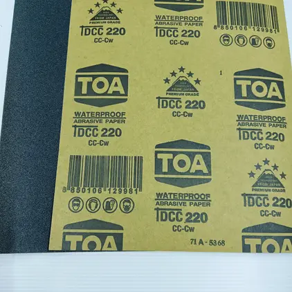 กระดาษทรายน้ำ #220 TOA DCC