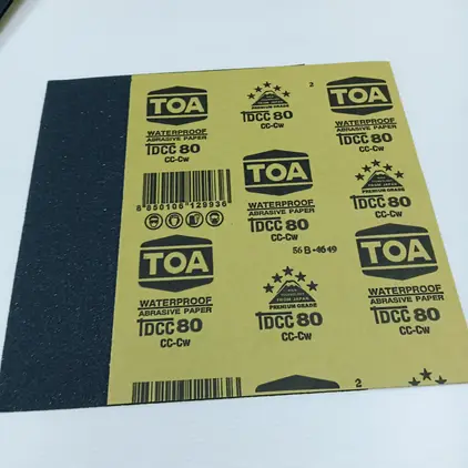 กระดาษทรายน้ำ #80 TOA DCC