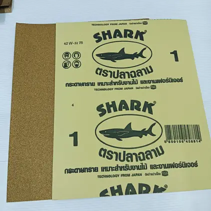 กระดาษทรายขัดไม้ #1 SHARK