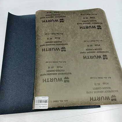 กระดาษทรายเปียก 230 x 280 มม. WSPAP-P240 WURTH