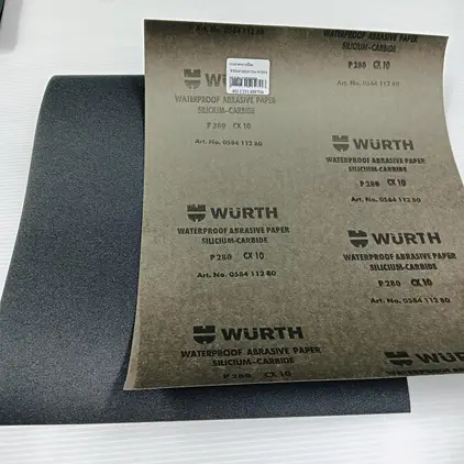 กระดาษทรายเปียก 230 x 280 มม. WSPAP-P280 WURTH