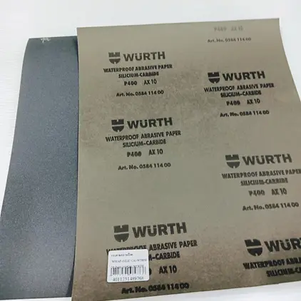 กระดาษทรายเปียก 230 x 280 มม. WSPAP-P400 WURTH