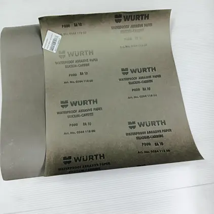 กระดาษทรายเปียก 230 x 280 มม. WSPAP-P800 WURTH