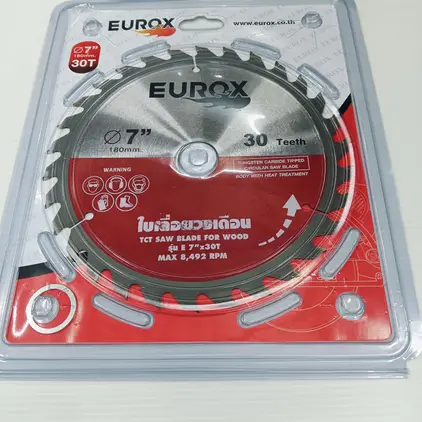 ใบเลื่อยวงเดือน E 7 นิ้ว 30 ฟัน EUROX