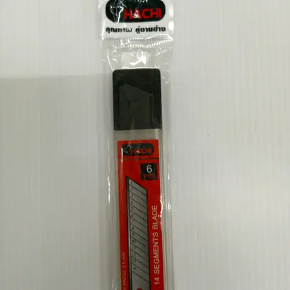 ใบมีดคัตเตอร์ 18 มม. (6 ชิ้น/แพ็ค) HACHI