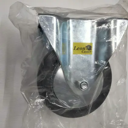 ล้อยาง แป้นตาย 6 นิ้ว JL1106 สีดำ LEON