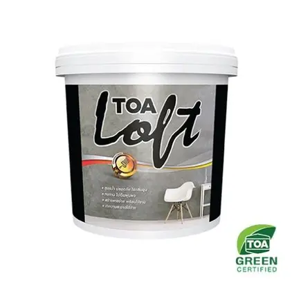 ลอฟท์ ปูนฉาบขัดมันสำเร็จรูป ภายนอก #LOFT2 10 กก. TOA