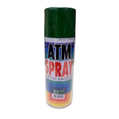 สีสเปรย์ #214 (12/ลัง) สีเขียว ATM