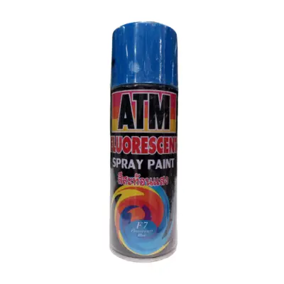 สีสเปรย์ F7 (12/ลัง) สีน้ำเงินสะท้อนแส ATM