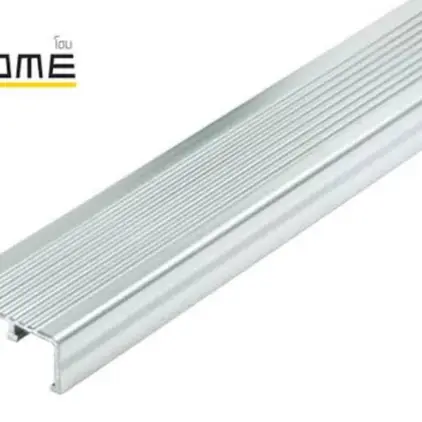 จมูกบันไดอลูมิเนียม 4.5 ซม. x 2 ม. รุ่น NAS452010 สีเงิน HOME