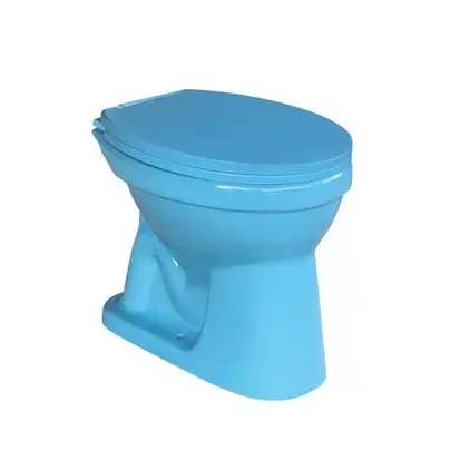 สุขภัณฑ์นั่งราดน้ำ ROUND101 S20002LB สีฟ้า SOSUCO
