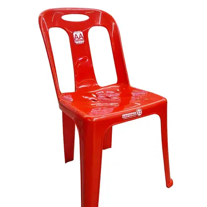 เก้าอี้พนักพิง รุ่น C-99 (A) สีแดง SRIPONG