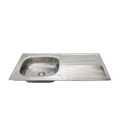 อ่างซิ้งค์ล้างจาน (1หลุม มีที่พัก) 100 x 50 ซม. D1050 VEGARR