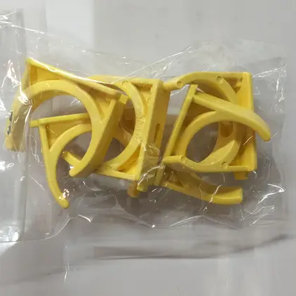 คลิปก้ามปู 1 นิ้ว (แพค5ตัว) NNMC25Y สีเหลือง NANO