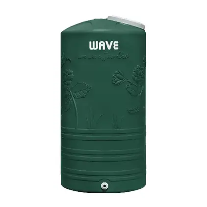 ถังเก็บน้ำบนดิน 1000 ลิตร YOK สีเขียว WAVE